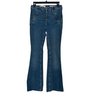 Pilcro and the Letterpress High Rise Trouser Bootcut Jeans Size 25